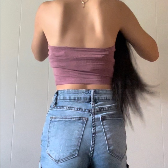 purple tube top - Picture 2 of 2